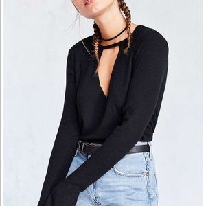 Cutout Ribbed Long Sleeve by Project T